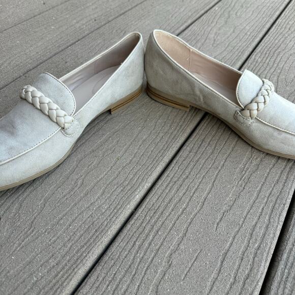 New Bandolino Larna Women Tan Braided Almond Toe Slip On Flat Loafer Size 9M - Picture 10 of 10